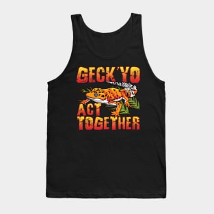 Gecko Get Yo Act Together Lizard Tank Top